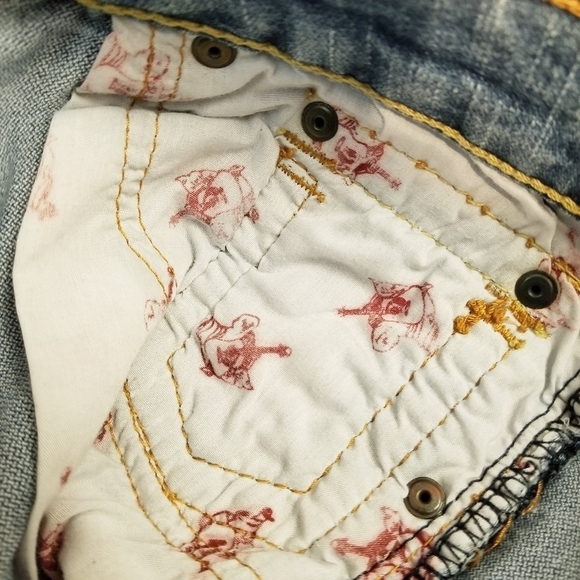 {27} True Religion Billy Dark Hallow First Edition Jeans Women's - Picture 16 of 16